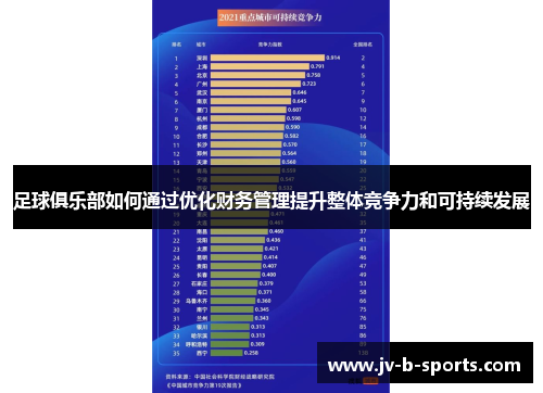 足球俱乐部如何通过优化财务管理提升整体竞争力和可持续发展 足球俱乐部如何通过优化财务管理提升整体竞争力和可持续发展